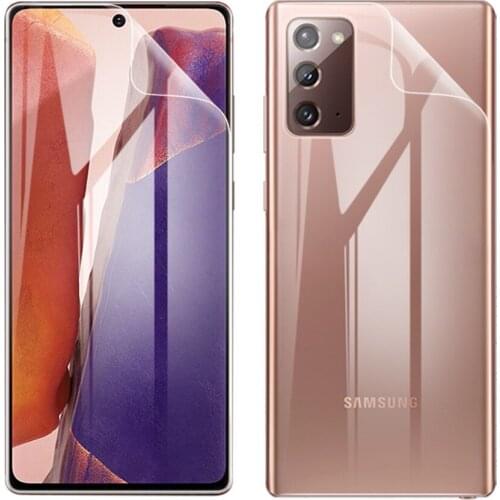 2Pcs Hydrogel Film Screen Protector For Samsung Galaxy S20 FE S10 S21 S9 S8 Plus A51 A71 A50 A72 A52 A70 Note 20 Ultra Not Glass