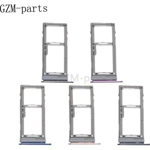 GZM-parts 1 Piece High Quality For Samsung Galaxy S9 S9 Plus Single/Dual SIM Card Holder Adapter with Micro Solt SD Card Tray