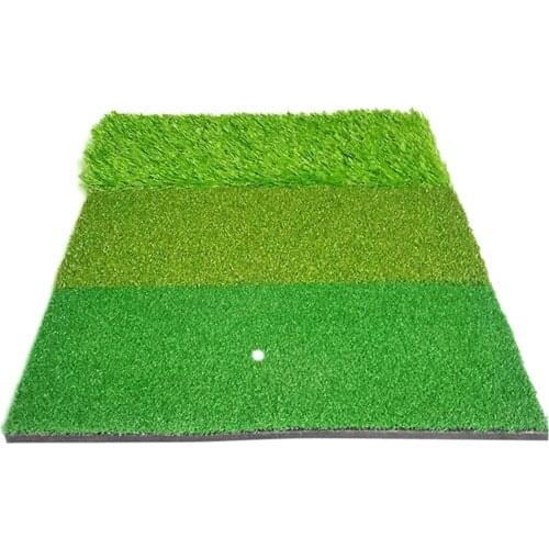 Golf Practice Mat Turf Outdoor Indoor Driving Range Hitting Chipping Pad Equip