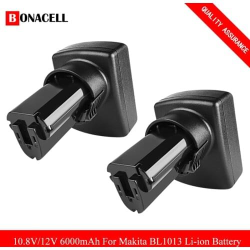 10.8V/12V 6000mAh Lithium Battery for Makita BL1013 TD090D TD090DW LCT203W LCT204 194550-6 cordless Power Tool battreies L50