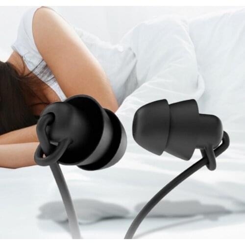 Headset Soft Silicone Noise Cancelling Sleeping Headset Durable Earbuds For Home For MP3
