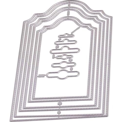 OOTDTY The Door Metal Cutting Dies Stencil DIY Scrapbooking Embossing Paper Card Wedding Greeting Invitation Card Cutting Die