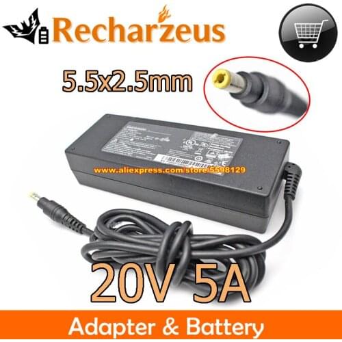 Original Chicony Charger For Terra 1550 PA5356E-1PRP Plugable UD-CAM 20V 5A 100W A16-100P1A LSE0110A20100-01 Toshiba A16-100P1A