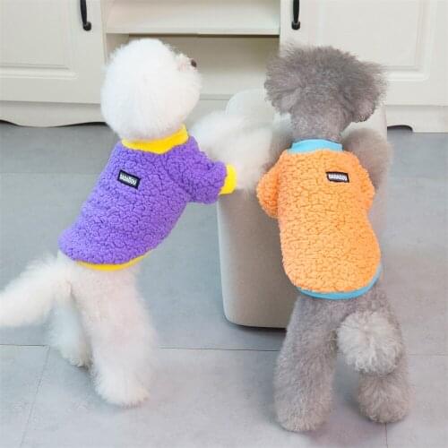 Five Color Autumn Winter Pet Dog Clothing Knitted Sweaters Puppy Dog Cat Warm Coats Jackets Apperal