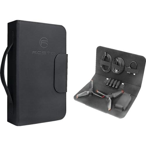 PU Portable Storage Bag for DJI FPV Battery Data Cable Antenna Propellers Carrying Case for DJI FPV Drone Accessories