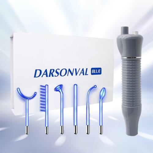 Portable Handheld High Frequency Device Electrotherapy Current Bar Acne Remover for Face Body-US Plug