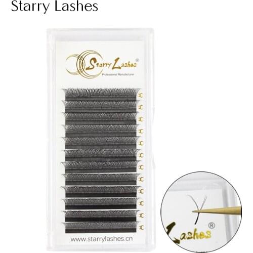 Russian Y Shape Eyelashes Extensions YY Lashes Eyelash Cilios YY Natural Easily Grafting Y Style Volume Lash Faux Mink Lashes