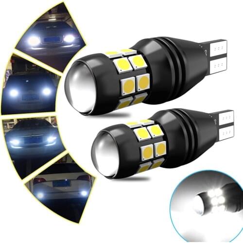 2pcs 921 T15 W16W LED Canbus Bulbs On Car Auto Backup Reverse Lights For BMW 5 Series E46 E90 E36 X5 E53 E70 E60 E61 F10 F11 F07