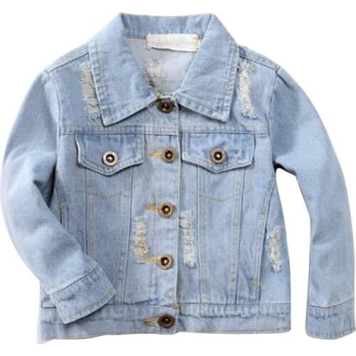 TOP&SKY KIDS Denim Jackets For Girls