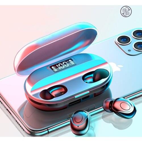 TWS Bluetooth Earphones with Microphone Touch Control Wireless Headphones HIFI Mini In-ear Earbuds Sport Running Heasets HD Call