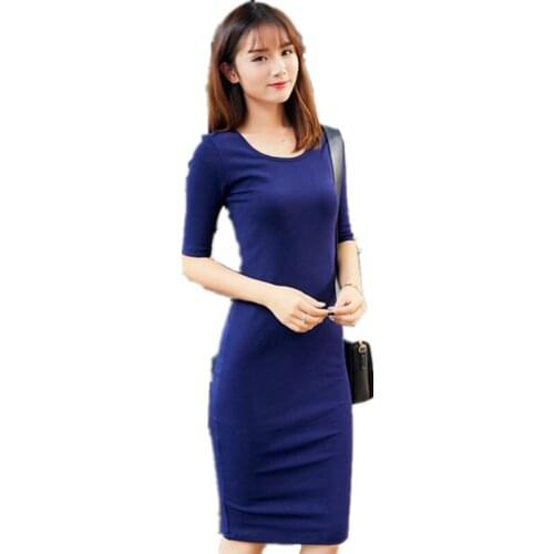 YING DE MEI Long Sleeve Summer Dresses