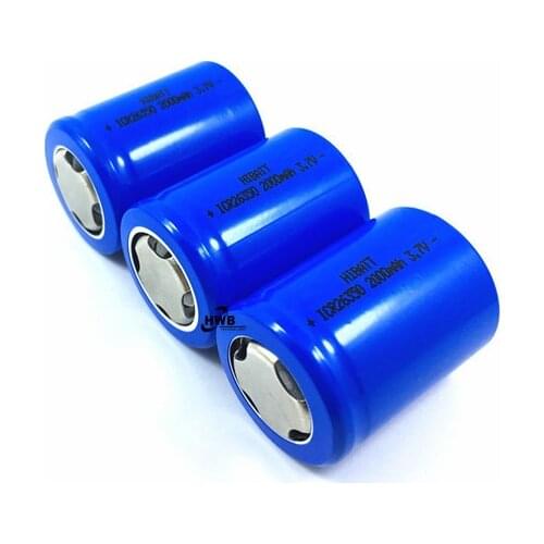 12pcs 3.7V 2000mAh ICR battery 2AH 26350 bateria pack 3.7V lithium cobalt 26650 Rechargeable for smart cradle head Flashlight
