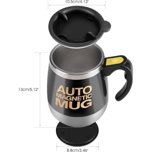 400ML Mug Automatic Electric Lazy Self Stirring Mug Automatic Coffee Milk Mixing Mug Tea Smart Stainless Steel Mix Cup