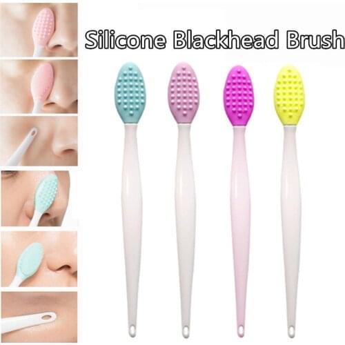 5Colors Nose Clean Blackhead Removal Brush Tool Beauty Skin Care Wash Face Silicone Brush