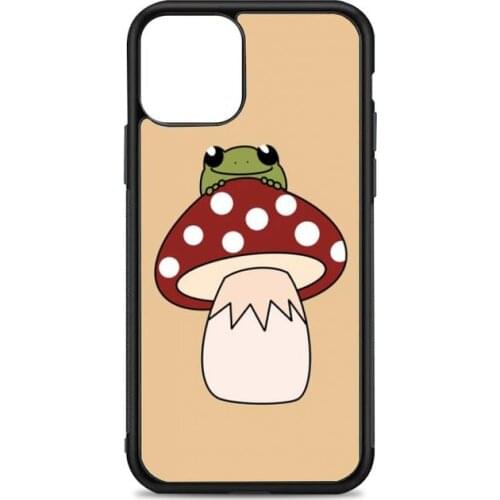 Mushroom frog Phone Case for iPhone 12 mini 11 pro XS Max X XR 6 7 8 plus SE20 High quality TPU silicon and Hard plastic cover