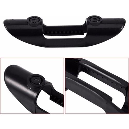 Black Plastic Marine Kayak Paddle Clip Holder Paddle Oars Keeper Canoe Boat Deck Mount Fishing Accessories with Screws
