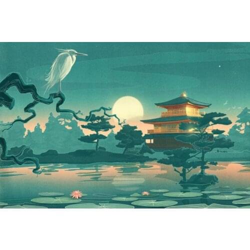 Ancient rhyme The wooden puzzle 1000 pieces ersion paper jigsaw puzzle white card adult childrens educational toys