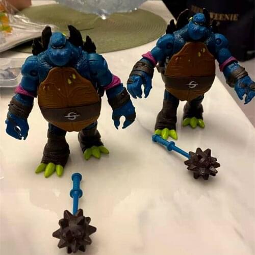 The sewer turtles anime action figure prefect quality Shredder Casey Jones handmade toys for children