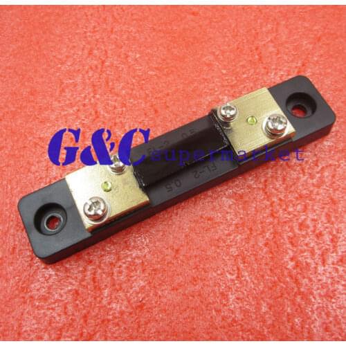 FL-2 DC 75mV 50A Shunt Resistor For Meter Amp Analog Panel Ammeter VoltMeter