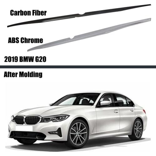 For BMW G20 2019 2020 2021 Rear Trunk Lid Tailgate Molding Trim Chrome Car Accessories