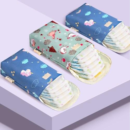 New Multifunctional Baby Diaper Organizer Reusable Waterproof Fashion Prints Wet/Dry Bag Mummy Storage Bag Travel Nappy Bag