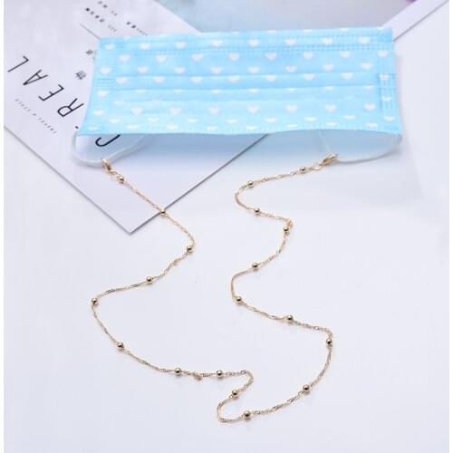 Fashion Pearl Chain For Mask Women Beads Glasses Women Face Mask Chain Flower Heart Charm Sunglasses Lanyard Reading Eyeglasses