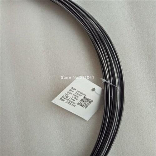 Nitinol wire ,titanium shape Memory alloy wire, nitinol memory wire dia 2.5mm 1kg,FREE SHIPPING