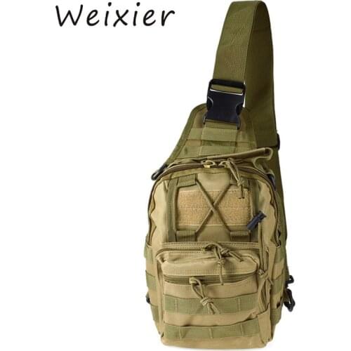 WEIXIER 2019 Hot Sale Men Women Flap Pocket Military Tactical Backpack Unisex Fashion Camouflage Durable Adjustable Brand V4-11