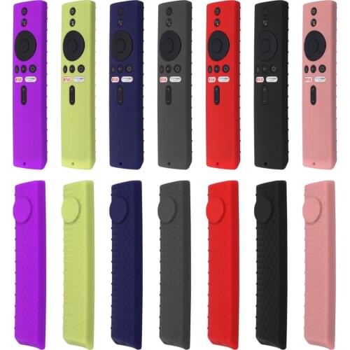 Silicone Remote Control Case For Xiaomi Mi Box S/4K Mi Remote TV Stick Cover For Xiaomi Soft Plain Remotes Control Protector
