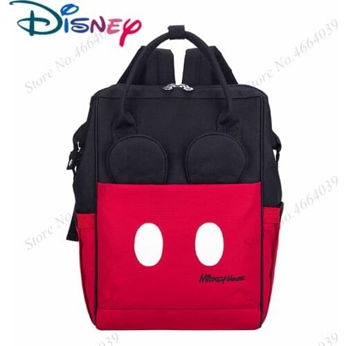 Disney Diaper Bag Backpack For Mommy Nappy Maternity Bag Large Capacity Maternal Outdoor Travel Nursing Baby Bags For Mom