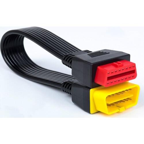 OBDII Extension Cable OBD 16PIN Male to Female Dual Connector Diagnostic Scanner For launch X431 V//PRO/Easydiag