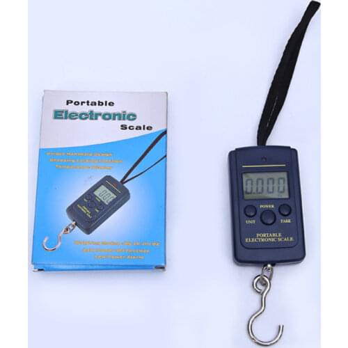 Black LCD Mini Electronic Scale Digital Scales 0.01kg - 40kg Hanging Scale Luggage Weight Balance Steelyard