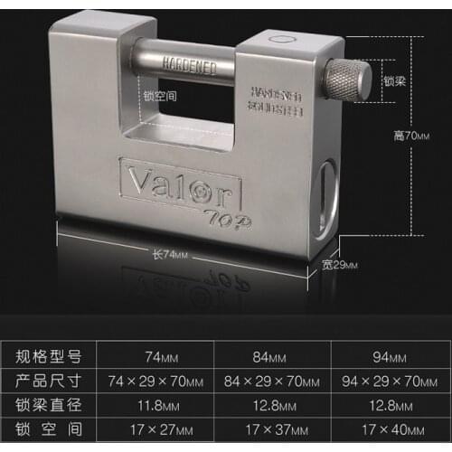 E9 Series Archaize Super B Grade Padlocks Safe Anti-Theft Lock Rustproof Antique Bronze Top Security Locks For Home Hardware