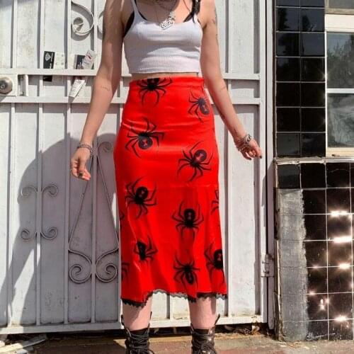 2021 New Women Summer Skirt High Waist Version Straight Small Design Summer Personality Casual All-Match High Street Youth