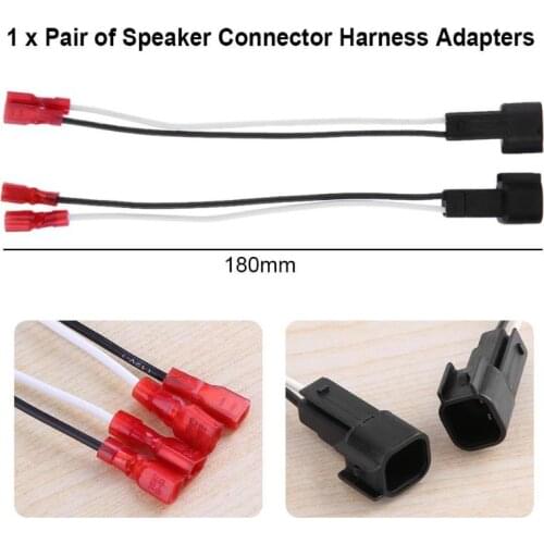 1 Pair Car Electronics Accessories Speaker Connector Harness Adapters SP-5600 72-5600 for Ford Linclon Wiring Cable Adaptor