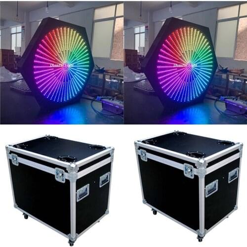 8pcs+flycase) Stage light 954pcs 5050 3in1 rgb led panel pixel light for dj disco party bar event show