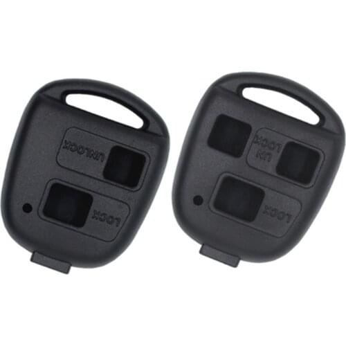 Logo 2/3 Button Remote Car Key Shell Case For Lexus RX300 ES300 LS400 Toyota RAV4 Land Cruiser YARIS CAMRY key shell No Blade