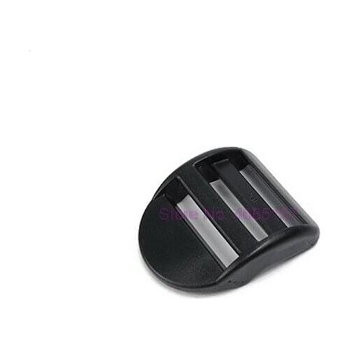 By dhl or ems 2000pcs new 1 inch 25mm black plastic adjustable buckles Tri Glide slider backpack straps webbing outdoor tool