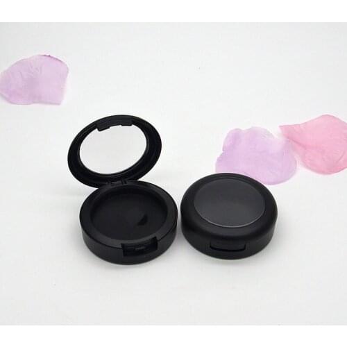 DIY Makeup Tools Blusher Case Matter Black Empty Lipstick Packing Box Blusher Substitution Box Dia. 36mm without Aluminum Pan