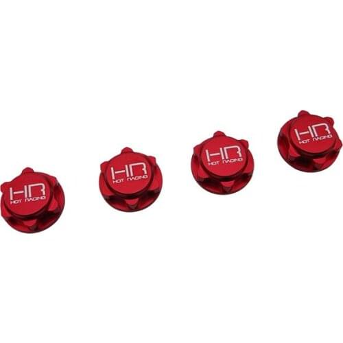 Hot Racing optional 17mm Close End Dirt shield serrated wheel nuts for the 1/8 Arrma Nero vehicles