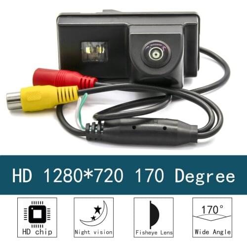 For Toyota Land Cruiser Prado(120)/ Land Cruiser(200) LC200/(100) LC100 HD 720P 170° Fisheye Lens Car Reversing Rear View Camera