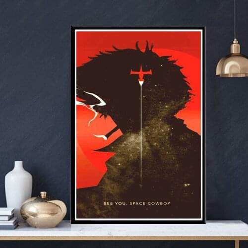 Canvas HD Print Cowboy Bebop Anime Poster Wall Art Modern Home Decoration Painting Modular Picture Artwork For Living Room