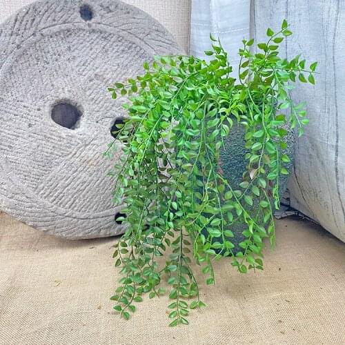 Artificial Succulents Pearls Fleshy green Vine branches wall Hanging Plastic Rattan plants fall home wedding decoration flower