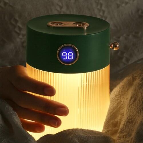 Beautiful Light Air Humidifier Aroma Diffuser Portable Rechargeable Mini Desktop Mist Maker 4000mAh Battery Sprayer For Home