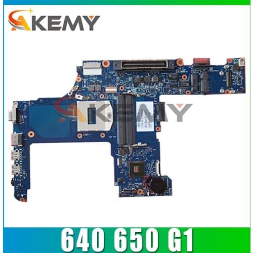 AKemy 744009-001 744009-601 Laptop motherboard For HP Probook 640 650 G1 SR17C Mainboard 6050A2566302-MB-A04
