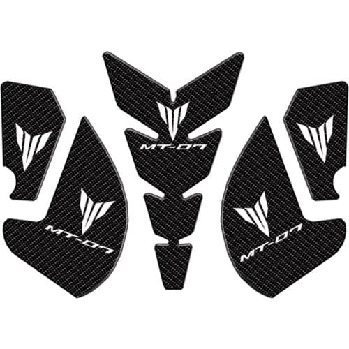 Motorcycle Modified Fuel Tank Stickers Non-slip Stickers Anti-scratch Stickers for Yamaha MT-07 MT07 2018-2019