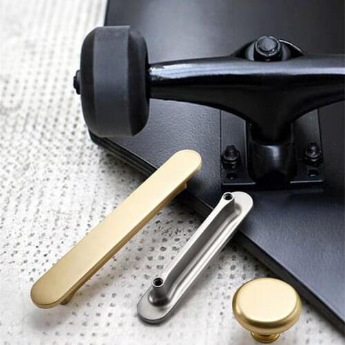 New Nordic Zinc Alloy Wardrobe Door Handle Modern Minimalist High-end Wine Cabinet TV Cabinet Knob Handles Hole Drawer Pulls