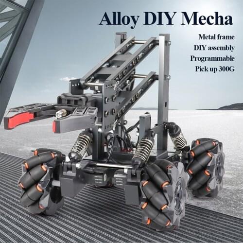 Professional RC Programming Off-road Climbing Car DIY Alloy Assembly Mecha Clamp Remote Control Car Model Car Child Toy Gift