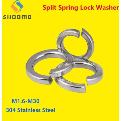 Split Spring Lock Washer locking Elastic Gaske Split Lock Washer Spring Washer Split Lock Elastic Gasket Spring Lock Washer