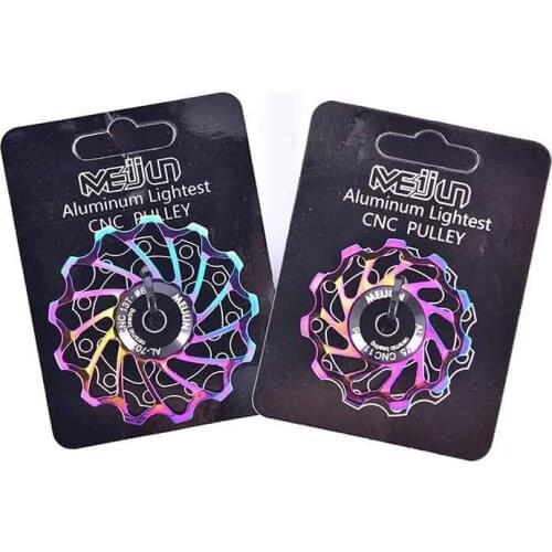 11T 13T Bike Ceramic Pulley Aluminum Alloy Rear Derailleur Bearing Jockey Wheel